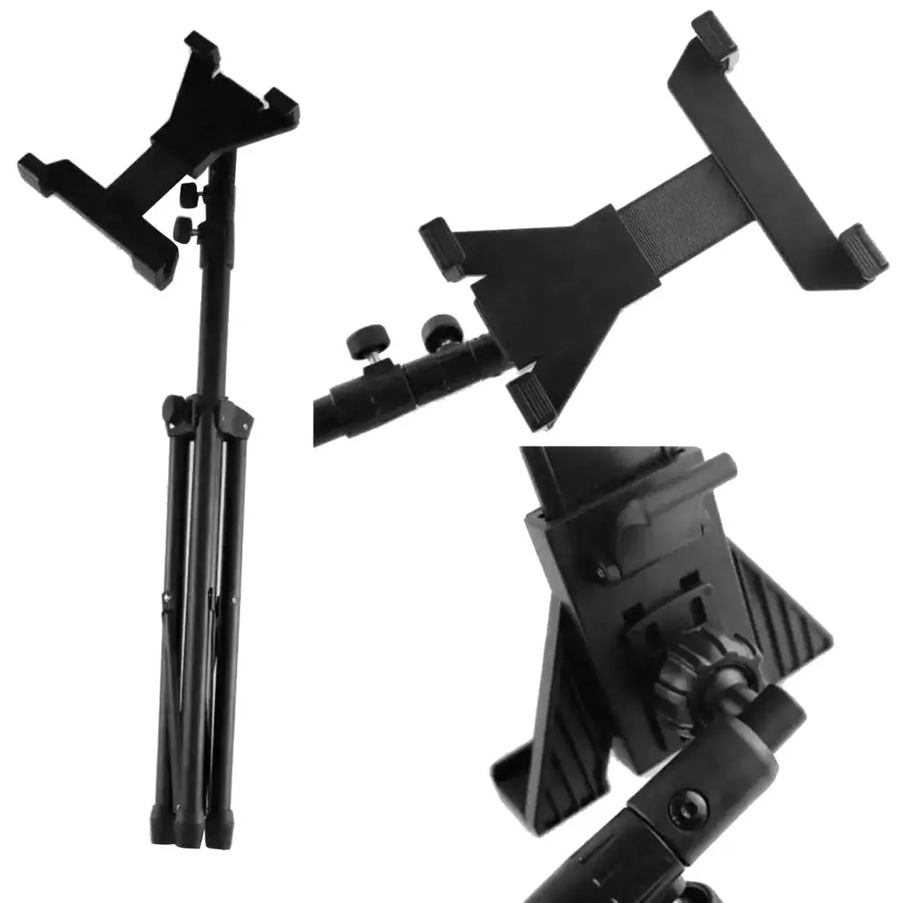  For Tablet Tripod Floor Stand Flexible Triangle Stand Home Theater Bracket Music Rack Mount Support
