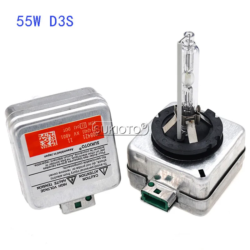 SUKIOTO 55W D3S HID Headlight Kit Xenon D1S D1R 4300K 5000K 6000K 8000K D3S D3R Car Light Ballast Kit For A1 A3 A4 A5 A6 Q5 Q7 (4)