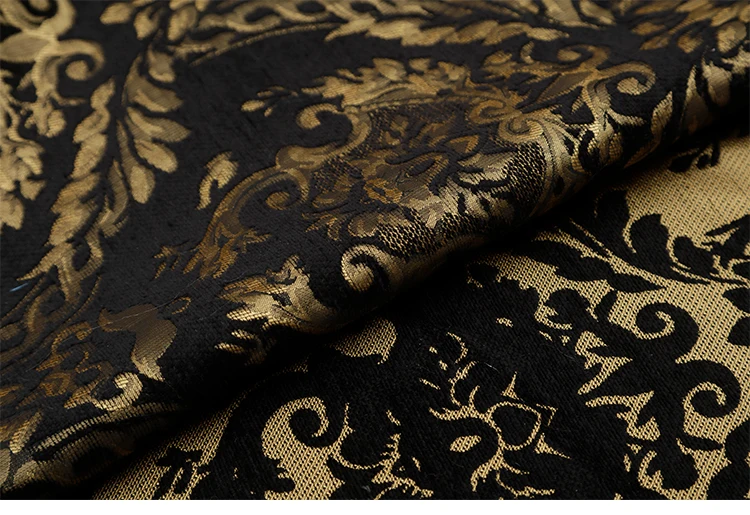 Изготовленная на заказ JX Высококачественная синель окрашенная пряжа можная жаккардовая ткань ретро корт цветок платье осень и зима платье ткань