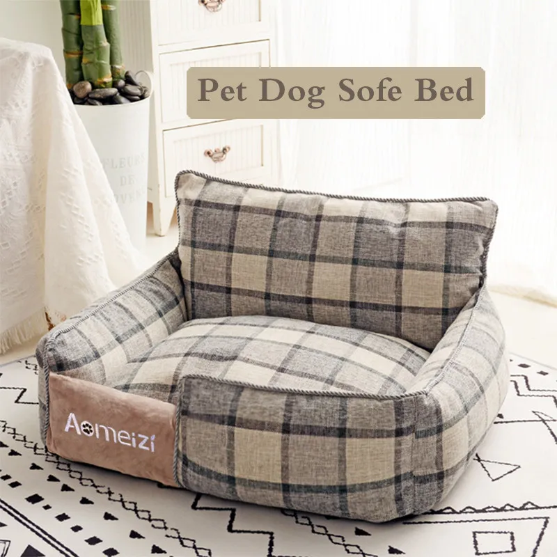 Pet Dog Bed Warm Removable Soft Pet Bed For Dogs Washable House Sofa Mats Sleeping Beds And Houses Medium Big Dog Bed