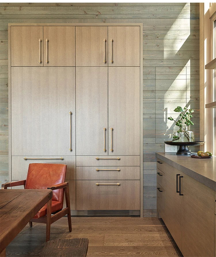 nordic polido ouro latão maciço botão barra alças mais longo gaveta puxa armário de cozinha alças de móveis