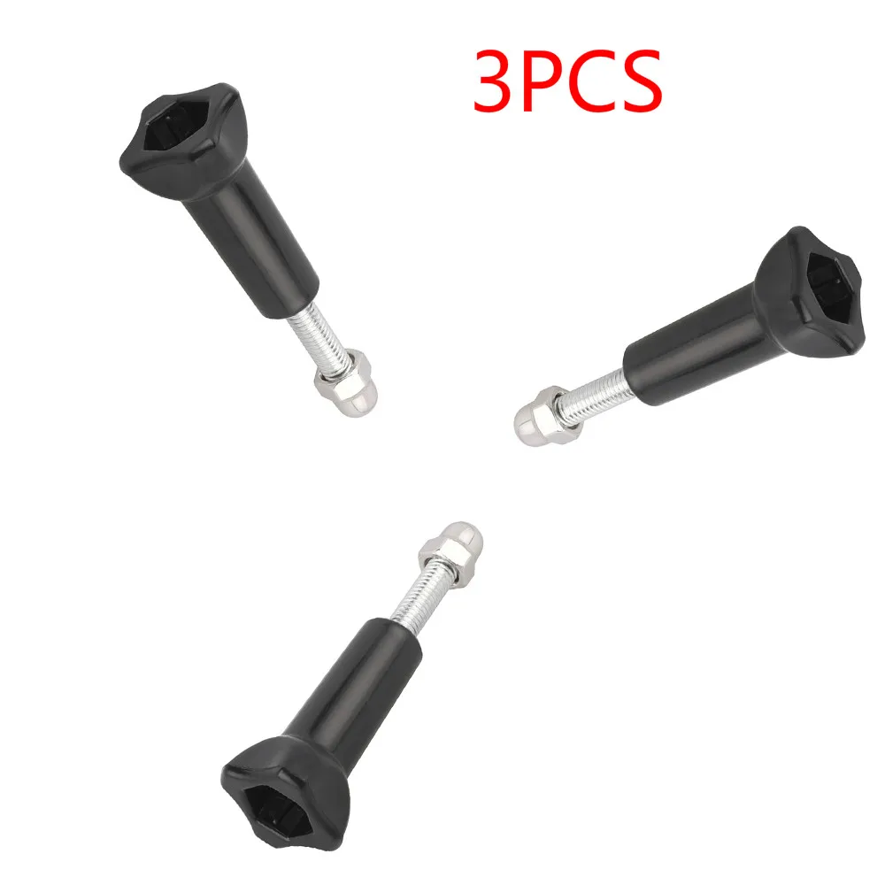 3pcs/pac Go Pro Accessories Tripod Mount Adapter Knob Bolt Nut Long Thumb Screw for Go pro 8 7 6 5 4 3 3+ Yi 4K Sj7 Sj8 pro DJI