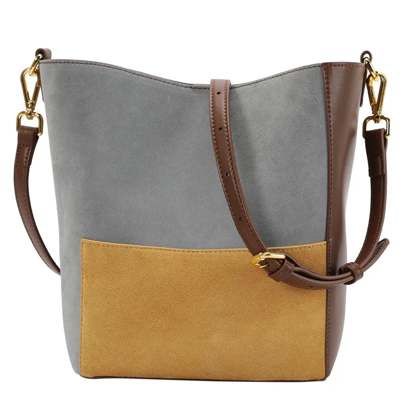 Brand Small Bags Women Vintage Genuine Leather Mini Women Shoulder Bag Suede Leather Women Crossbody Messenger Bag Ladies Sac