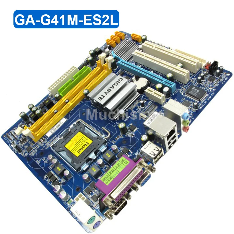 GIGABYTE GA-G41M-ES2L настольная материнская плата G41 Socket LGA 775 G41M-ES2L для Core 2 DDR2 8G Micro ATX оригинальная б/у материнская плата