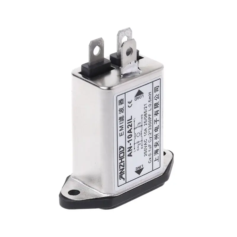 IEC320-C14 IEC фильтр штепсельная розетка панель крепление линия электропитания EMI фильтры и Прямая поставка
