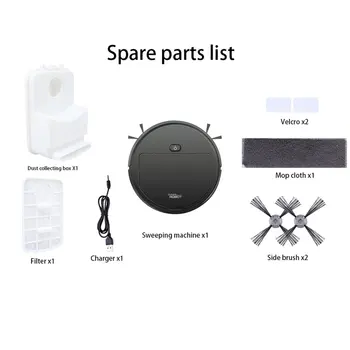 

3in1 Sweeping Robot Clean Intelligent Home Vacuum Cleaner Household Automatic Sweeping Dust Tool Smart Sweeper