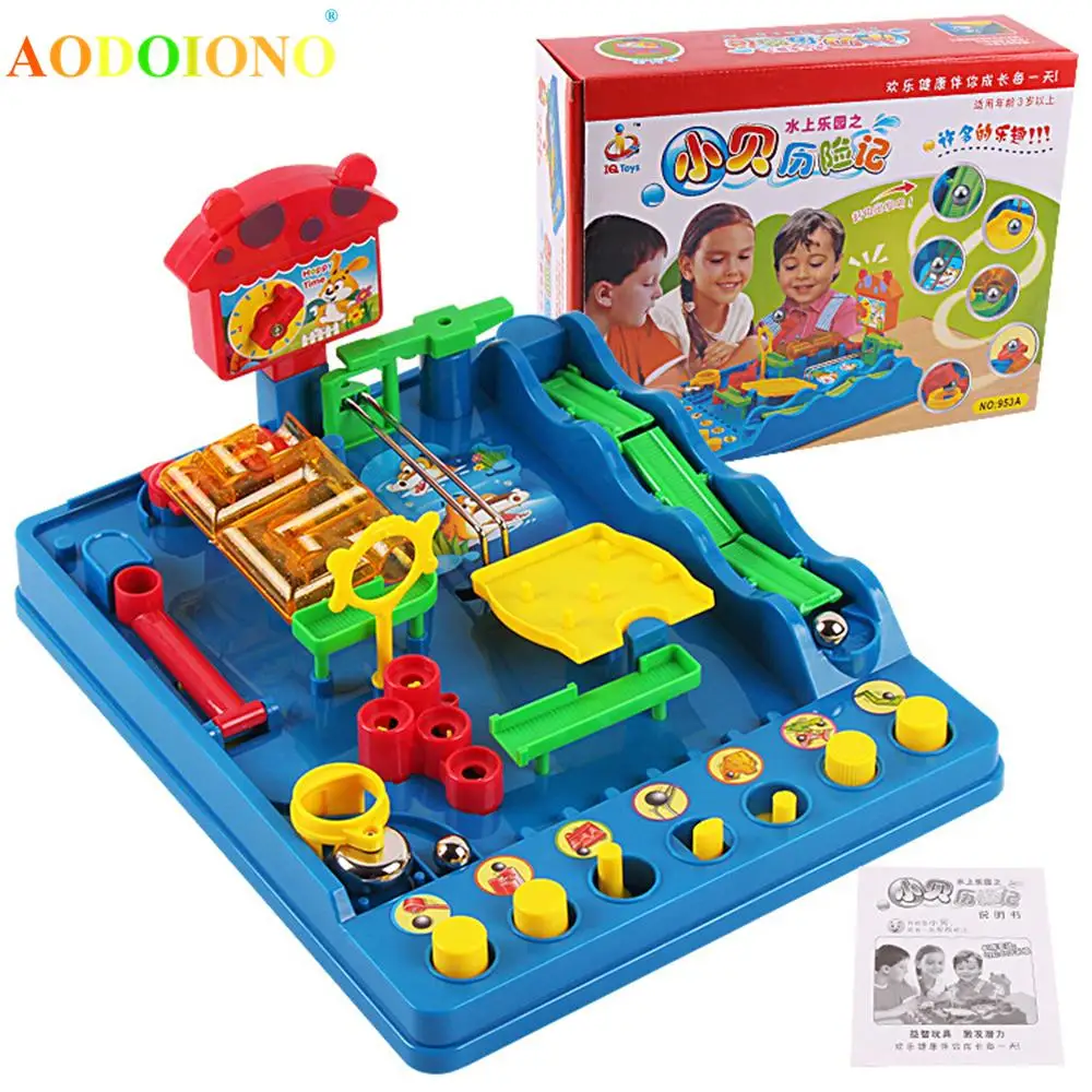 

Steel Ball Run Logic IQ Train Game Toy for Boys Girls Kids Age 6 and Up Exercise Hand-eye Coordination Party Family Fun Toys