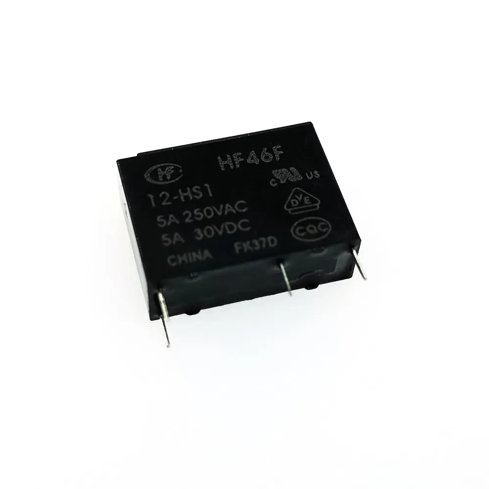 10 шт-50 шт./лот реле HF46F-12-HS1 HF46F 12-HS1 HF46F-12-HS1T 12V 5A DIP4