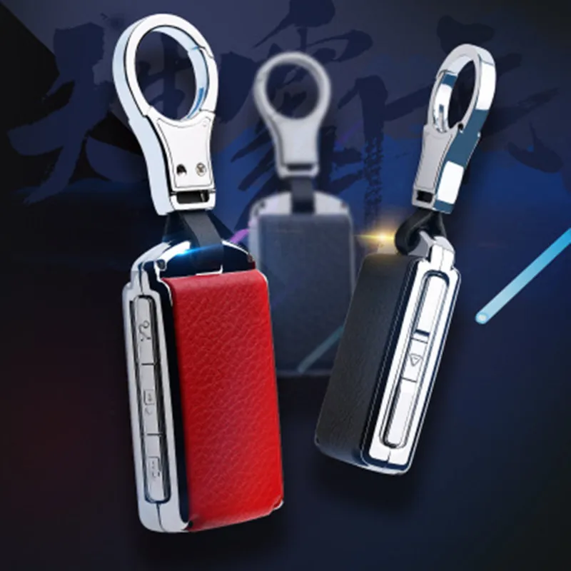 Alloy leather Car Key Cover holder case For Volvo XC40 XC60 S90 XC90 V90 2017 2018 T5 T6 2015 2016 T8 car key | Автомобили и