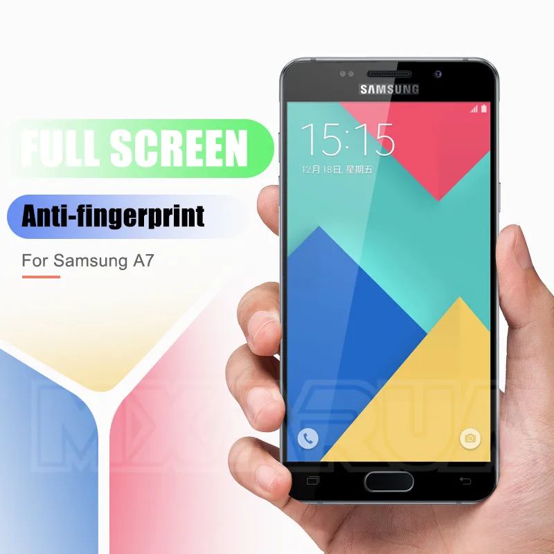 9D Защитное стекло для samsung Galaxy A3 A5 A7 A6 A8 Plus A9 закаленное защитное стекло для экрана Защитная пленка