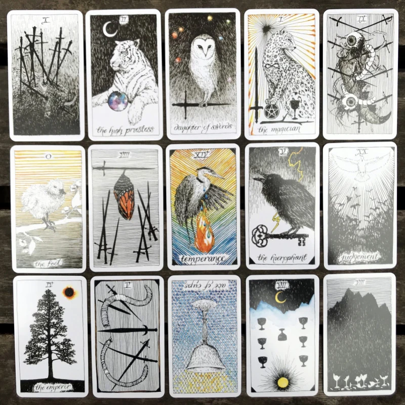 Wild Tarot дикая неизвестная колода карт Таро Rider-Waite Oracle набор Fortune Talking Card