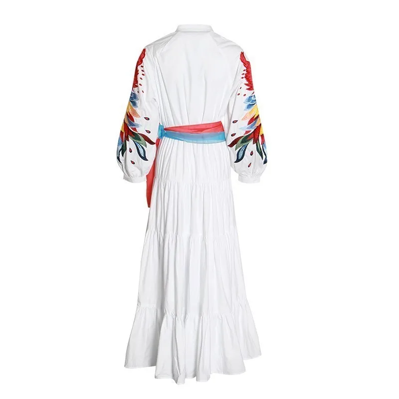 TWOTWINSTYLE Elegant Embroidery Patchwork Women