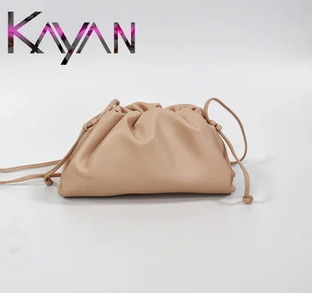 

Newest Cloud Clutch Luxury Women Handle Bag Fashion Handbag Brand Designer Crossbody Bag Large Capacity Genuine Leather Bag