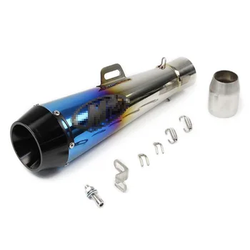 

Universal Motorcycle 51mm Stainless Steel Exhaust Pipe For YAMAHA mt 03 r1 tenere 700 fzs 600 fazer xt 600 For HONDA vfr 800