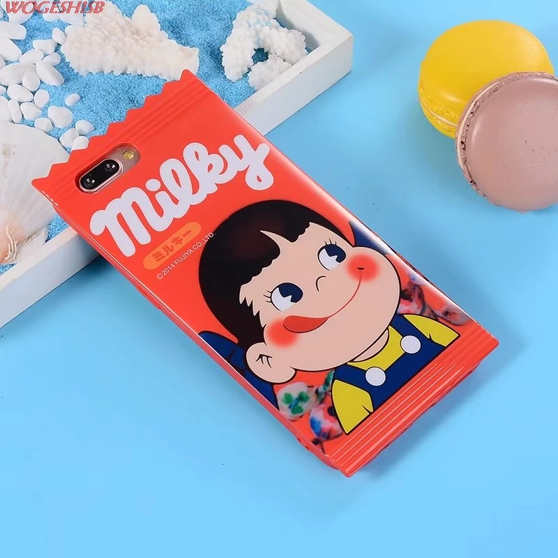 Мягкий силиконовый чехол для телефона Sweet Peko Milk Milky для iPhone X XS 11 Pro Max XR задняя крышка для iPhone SE 5 5S 6 6S 7 8 Plus