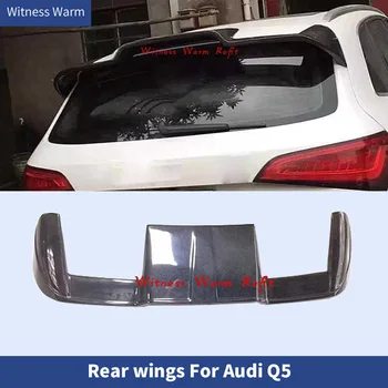 

For Audi Q5 Spoiler High Quality Carbon fiber Car Rear Wing FRP Rear Spoiler 2009 2010 2011 2012 2013 2014 2015 2016 2017