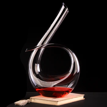

Creative red wine Decanter crystal transparent glass set handmade jug YHJ030405