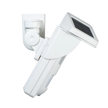 

Solar Powered Dual Infrared Motion Sensor Detector Waterproof Wireless PIR Sensor Detector with 16 Voices Alertor