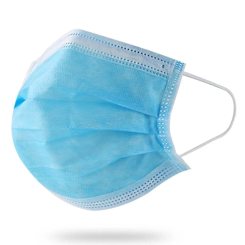 

Disposable Mask Blue Four Layers High Efficiency Filtration Light And Breathable 3D Fitting Design 50 Pcs
