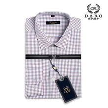 Мужской Клетчатый плед Оксфорд на пуговицах нагрудный карман умный Повседневный Классический контрастный Стандартный костюм с длинными рукавами рубашки DR820