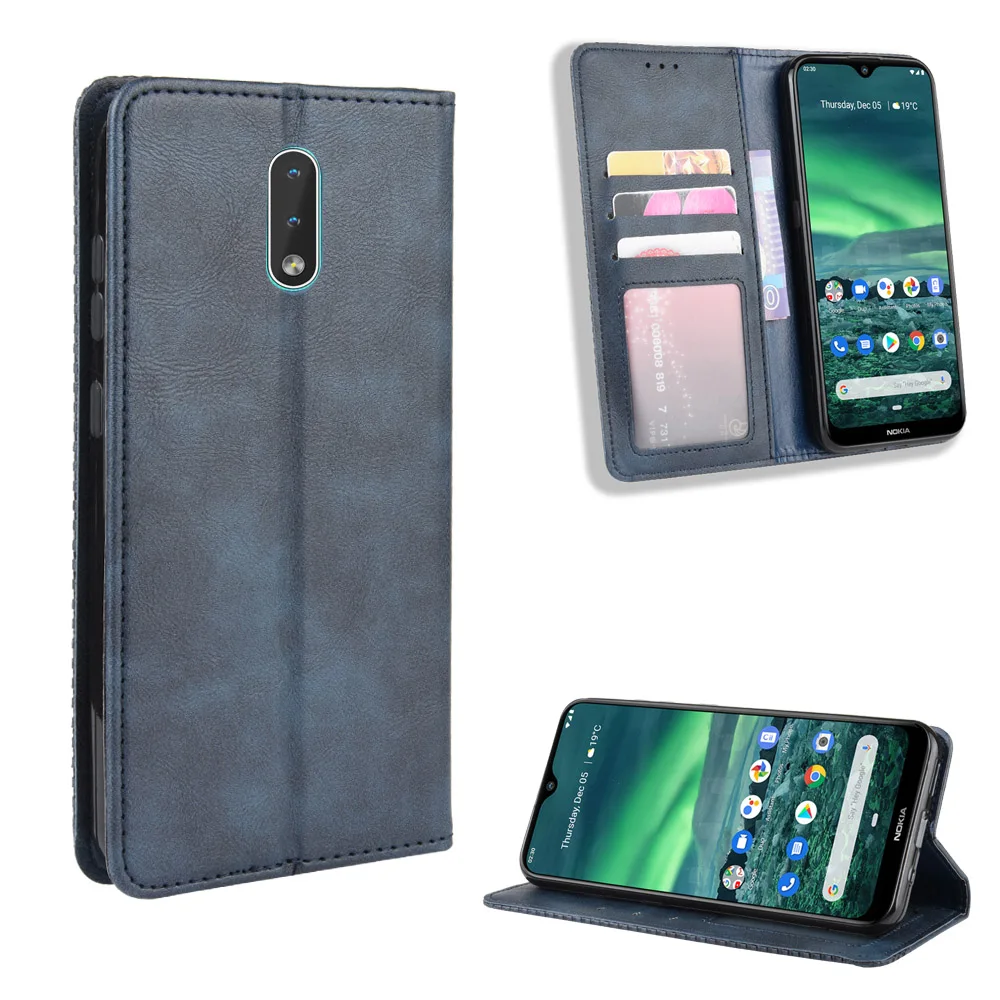 For Nokia 2.3 Case Nokia2.3 Wallet Style Leather Skin Retro Vintage Phone Protective Bag Cover For Nokia 2.3 23 with Photo frame For Nokia 2.3 Case Nokia2.3 Wallet Style Leather Skin Retro Vintage Phone Protective Bag Cover For Nokia 2.3 23 with Photo frame