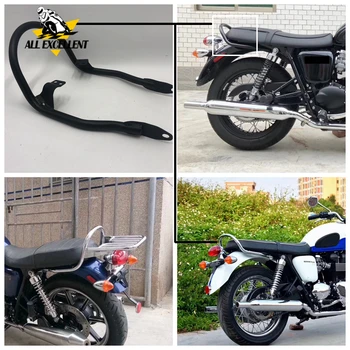 

Motorcycle Aluminum Rear armrest For TRIUMPH T900 SE900 T100 Black and Chrome