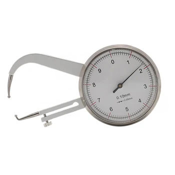 

0-10mm 0.05mm Glass Dial Thickness Gauge Tester Dial Snap Gauge Caliper Gauge Measuring Tool