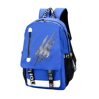 

Luminous Design satchel School Bag for Boys USB Charge High School Collage Teenager Backpack Large Mochilas with Anti-theft Lock