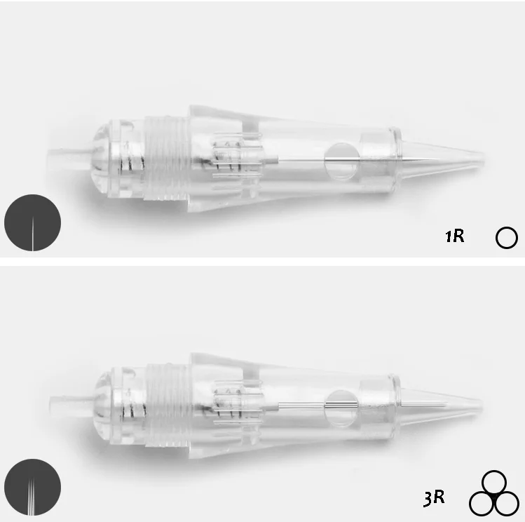 POP винт картридж 1D 1R 3R 5R 5F 5F 9V 12F 12pin нано-игла для перманентного макияжа татуировка бровей и губ ручка