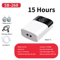 Dual-Purpose Oxygen Pump Practical USB Charging Portable Exhaust Air Stone Ultra Silent Air Compressor for Fish Tank Aquarium 1