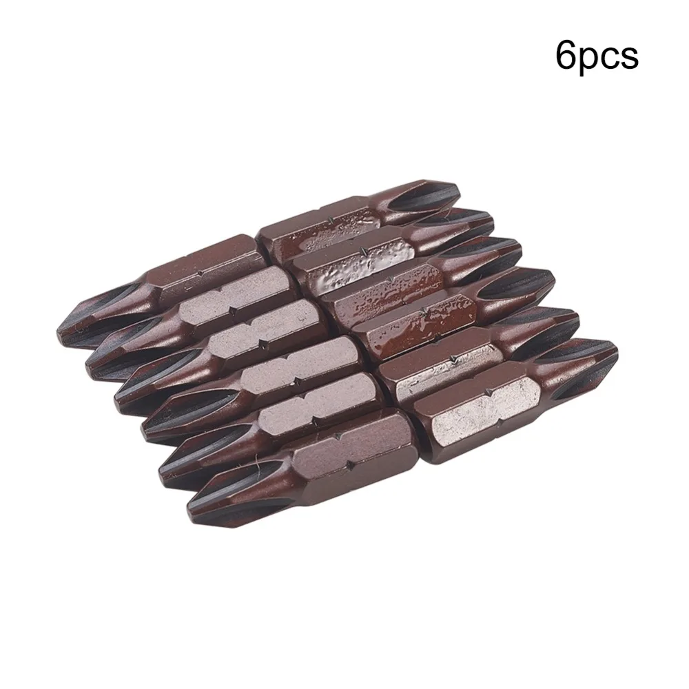 8-20 шт. PH0 PH2 PH3 Магнитная отвертка Philips bits 25 мм длина 1/4 дюйма покраснение S2 Скрещенные шестигранным хвостовиком бит партия ручной инструмент