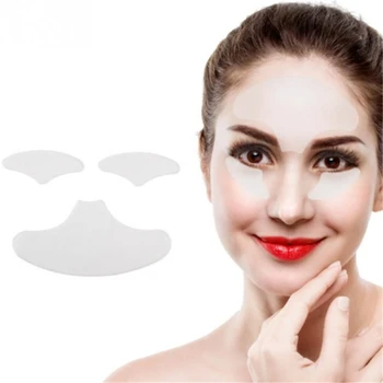 

Reusable Silicone Anti Wrinkle Facial Pad Face Neck Eye Sticker Silicone Neck Pad Forehead Anti Wrinkle Agless Patch