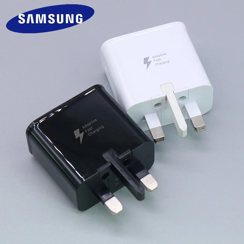 Samsung UK Plug Fast Charger Travel Adapter  120cm Type C Cable for Samsung Galaxy S10 S8 S9 Plus A30 A50 A70 Note 7 8 9 usb c 30w