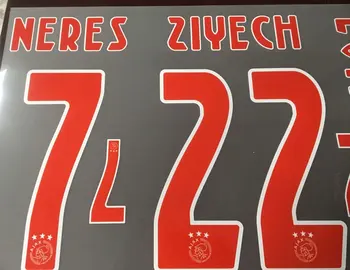 

2020 Away TADIC ZIYECH Nameset Neres Customize Any Name Number Printing Soccer Patch Badge