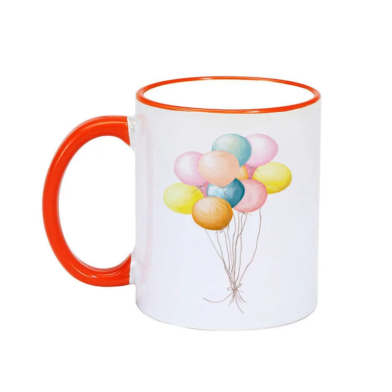 Mug Color Processing Ceramic Cup Custom Picture DIY Photo Couple Friends Family Creative Coffee Cup Gift Buy One Send Blank Cup