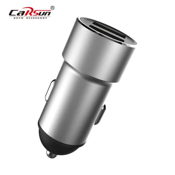 

CARSUN Dual USB Car Charger For Phone 2.4A Battery Charger 12v Car Charger Usb Adapter For Iphone 11 Carregador Veicular