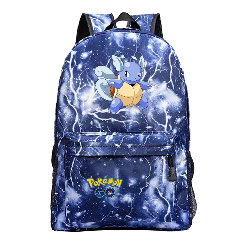 Mochila рюкзак Pokemon Sac A Dos Аниме Пикачу сумка plecak ноутбук унисекс рюкзаку, 33-36 мультфильм, школьные рюкзаки для девочек-подростков - Цвет: B5