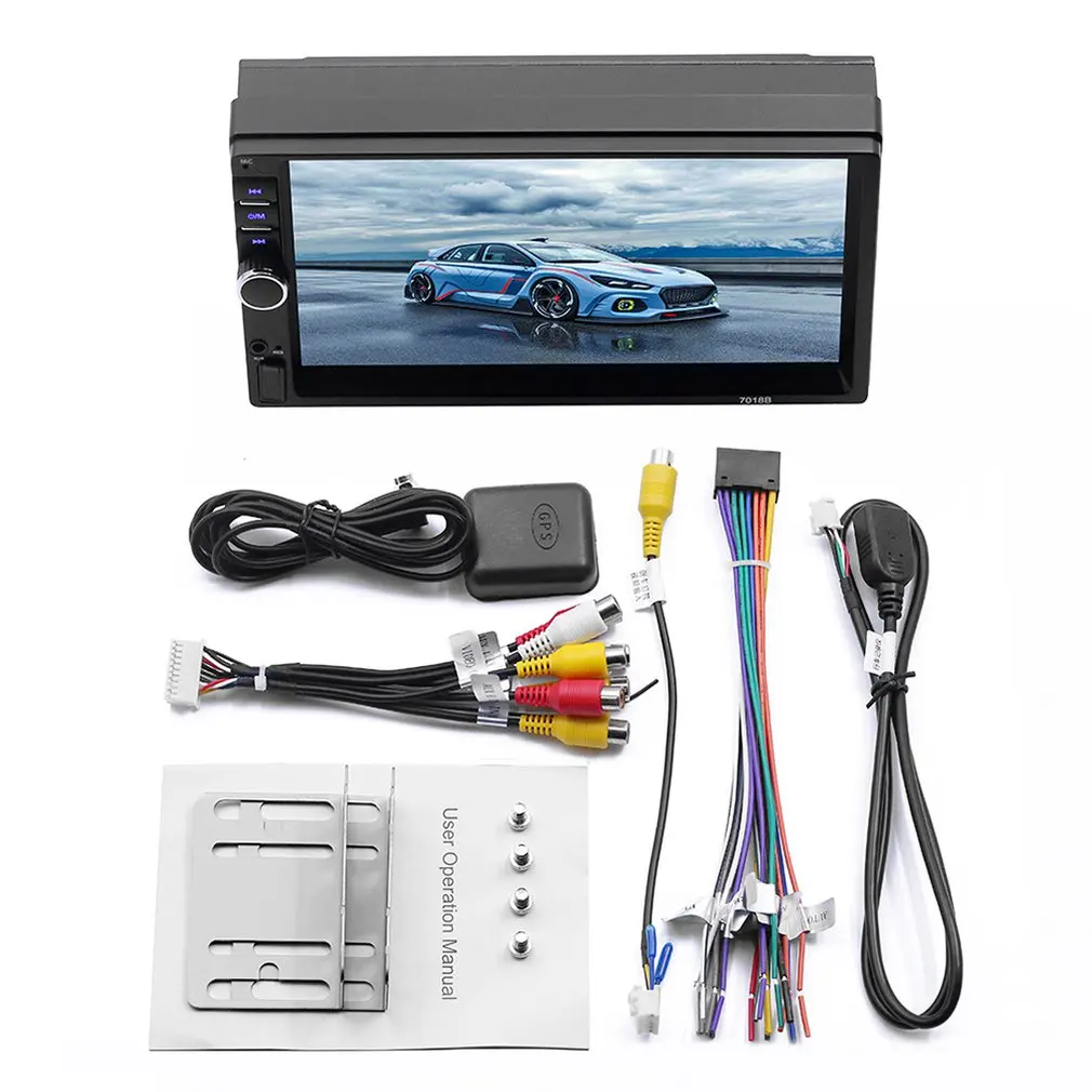 

7 Inch Hd Car Wireless Mp5 Player Android System Gps Navigation Integrated Host Mobile Phone Interconnection