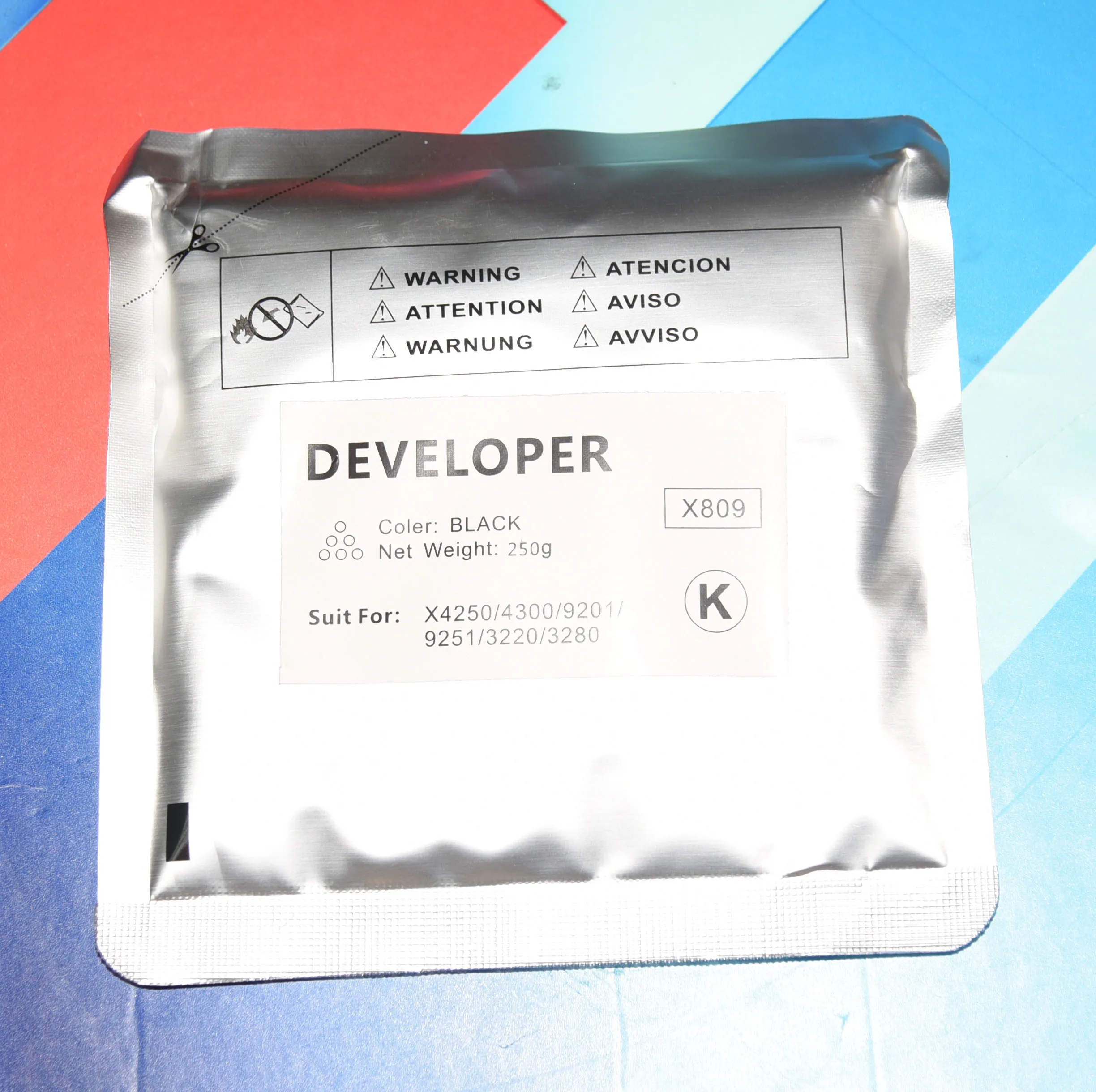 Разработчик X809 804 для samsung CLX 9301 9201 9251 X4250 4300 3220 3280 4 шт. разработчик KMCY|Детали