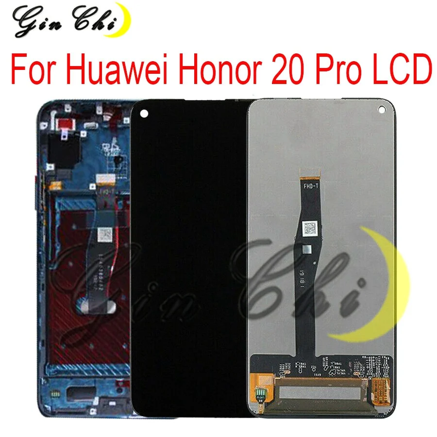 Оригинальный ЖК-дисплей для Huawei Honor 20 Pro с рамкой pro сменные детали YAL-L41 | Мобильные