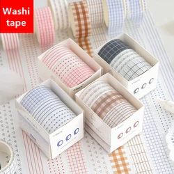 Huashi – ensemble de sous emballage de bande adhésive, autocollant de bordure de couleur unie, papeterie cadeau pour écoliers 