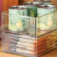 Для очистки стола для хранения коробка-полка коробка акриловая прозрачная коробка для хранения косметики Пластик Хранения Ящик Контейнер Кухня хранения Box4