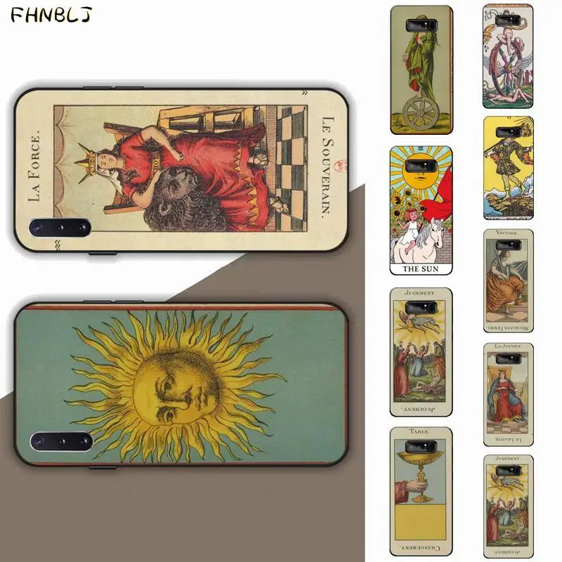 FHNBLJ Таро карты чтения чехол типа &quotсделай сам&quot для телефона Samsung Galaxy Note 3 4 5 7 8 9 10