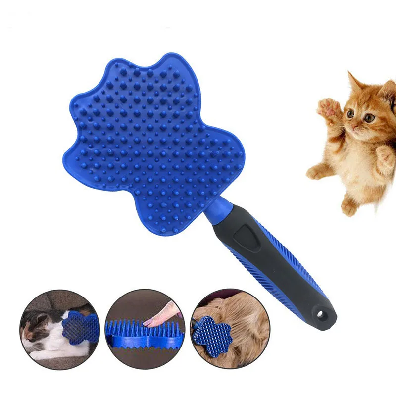 Профессиональный инструмент для ухода за домашними животными, мягкий гребень, щетка для чистки, Волшебная собака, кошка, массажный планер, щетка для волос