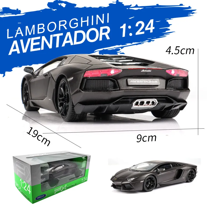 Tanie Welly 124 Lamborghini LP700 samochód aluminiowy model samochodu samochód symulacyjny dekoracja kolekcja prezent zabawka odlewania model zabawki dla chłopca