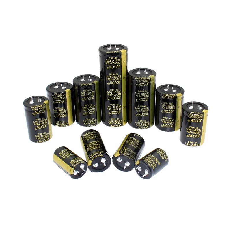 Electrolytic Capacitor 2PCS Audio Electrolytic Capacitor 25V 35V 63V 100V 200V 250V 400V 450V 6800UF 10000UF 22000UF For Hifi Amplifier Low ESR