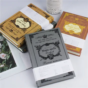 

Vintage Style Minimalist Classical Gilding Hard Cover Notebook Beautifully Printed Inside Pages 160pages 150x210mm