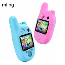 Appareil photo numérique intelligent 1080P HD 8.0 millions de Pixels, walkie talkie pour enfants, cadeau d'anniversaire avec magnétoscope Mp3 