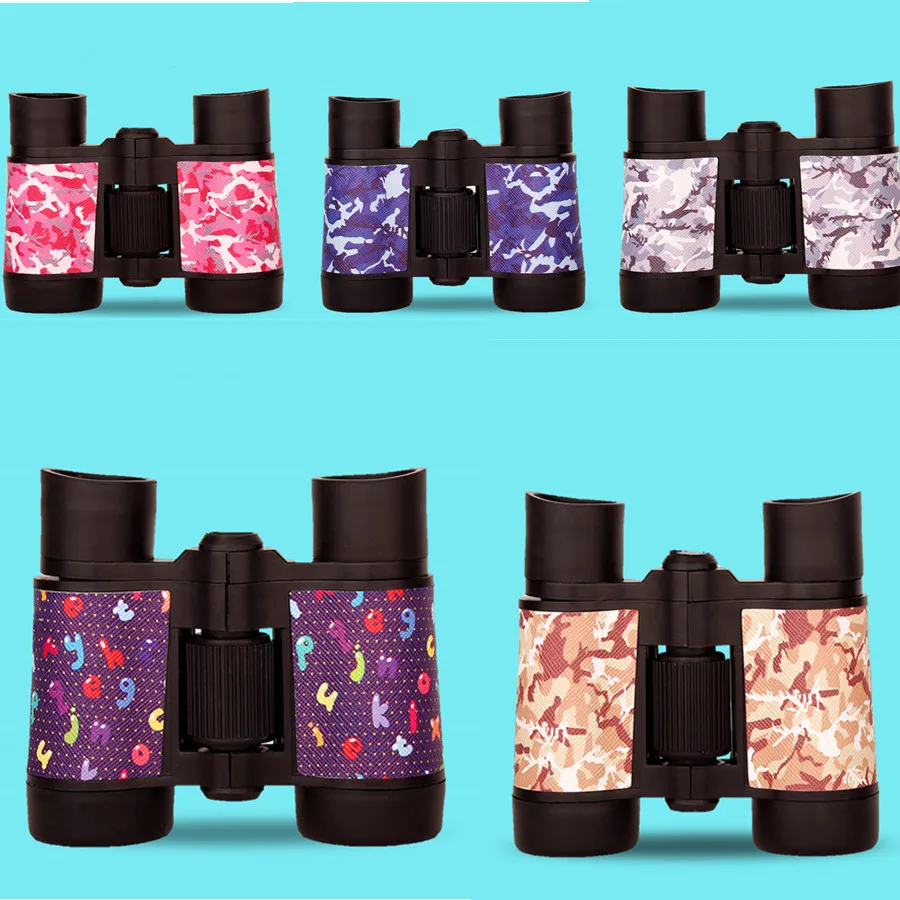 Binocular Telescope Professional 4X30 Educational Learning Bird Watching Anti-skid Folding Optics telescope Gifts for Children |