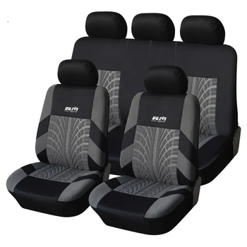 

Car Seat Cover Black Universal Fit Flat Cloth Fabric Fit Most Car Truck Suv or Van Split Bench Protection